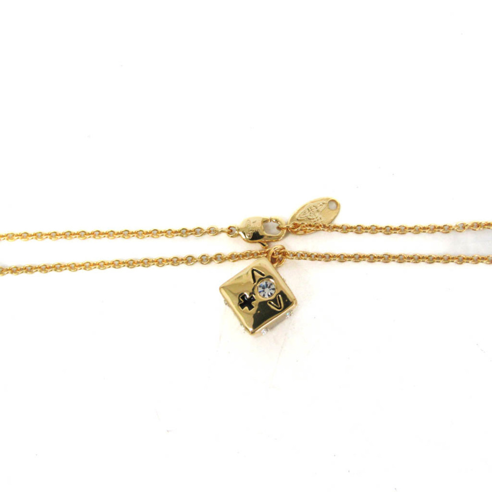Vivienne Westwood Dice Metal,Rhinestone Rhinestone Men,Women Fashion Pendant ... - Picture 4 of 10